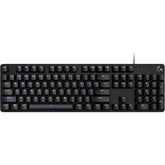 Logitech G413 SE Full-Size Mechanical Gaming Keyboard - Backlit Keyboard with Tactile Mechanical Switches, Anti-Ghosting, Compatible with Windows, macOS - Black Aluminum(عربي) | G413 |
